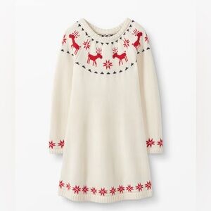 Hanna andersson Dear Deer sweater dress.